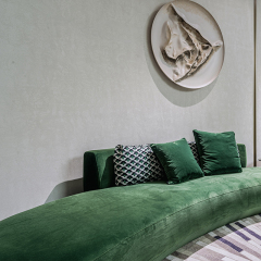 Living room Italian minimalist modern curved design living room sofa