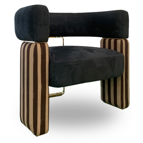 Modern Design Comfort Cushion Living Room Casual Metal Frame Chair