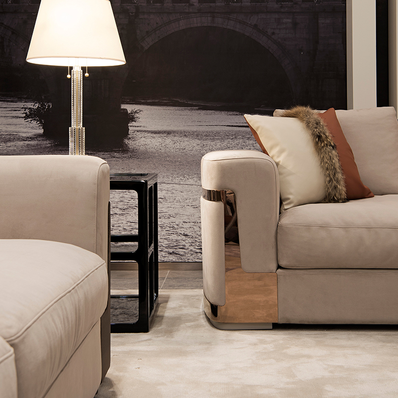 Modern design style fabric living room sofa