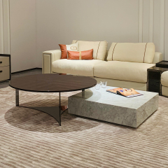 Modern living room furniture marble coffee table combination