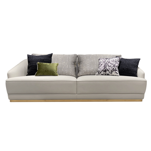 Italian style modern sofa leather furniture living room sofa