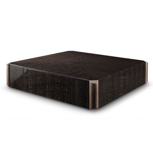 High quality luxury design modern coffee table black marble coffee table