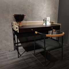 Italian Minimalist Office for Matte Black Desk