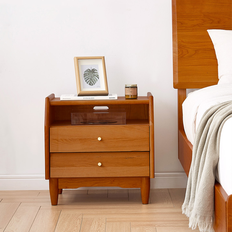 Nordic Modern Design Bedside Wooden Cabinet Bedroom Bedside Table