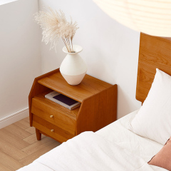 Nordic Modern Design Bedside Wooden Cabinet Bedroom Bedside Table