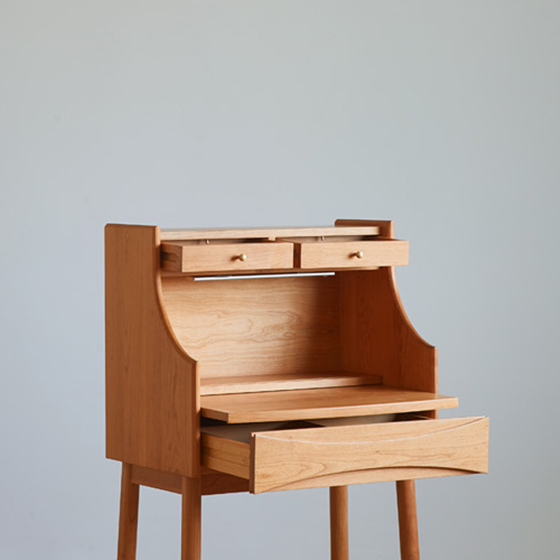 Modern minimalist makeup dresser with drawers wooden dresser
