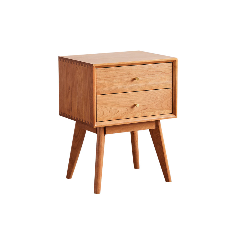 Durable Modern Bed Cabinet With Drawers Bedroom Bedside Table