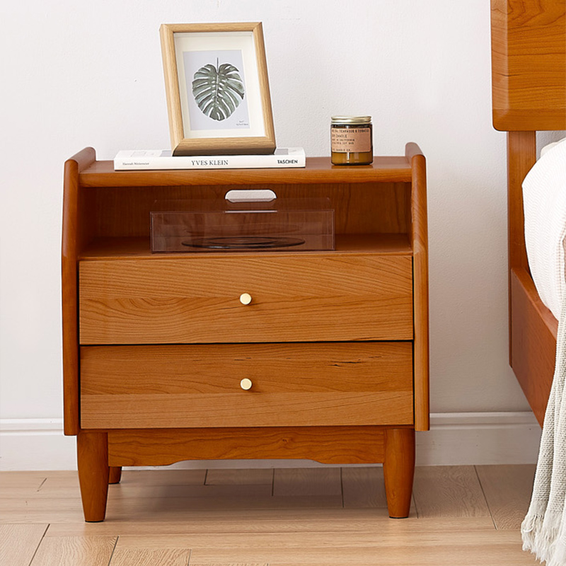 Nordic Modern Design Bedside Wooden Cabinet Bedroom Bedside Table