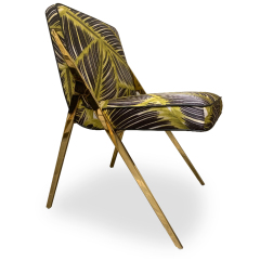 Modern Design Dining Chair Leather Cushion Backrest Armchair Dining Chair