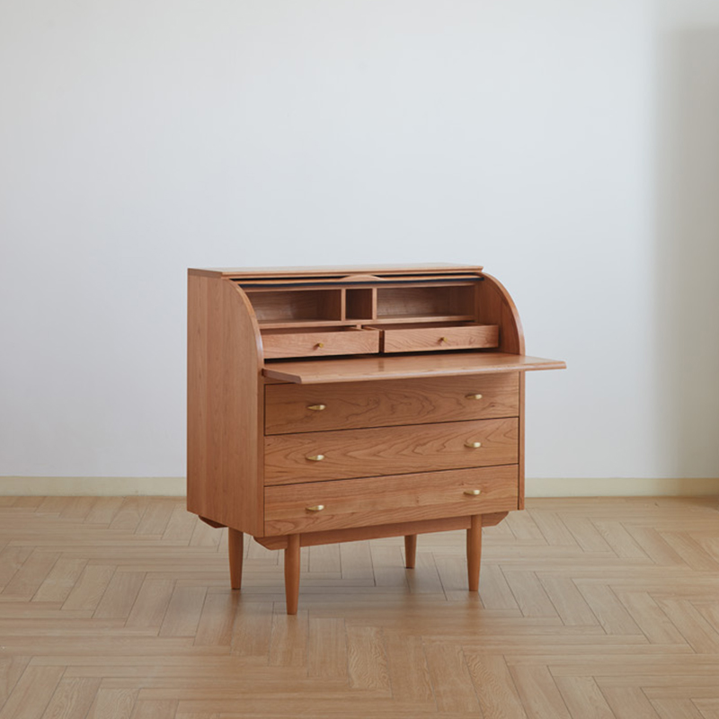New simple modern cabinet small solid wood storage drawer cabinet