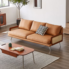 Italian Design Upholstered Leather Sofa Set Furniture Living Room