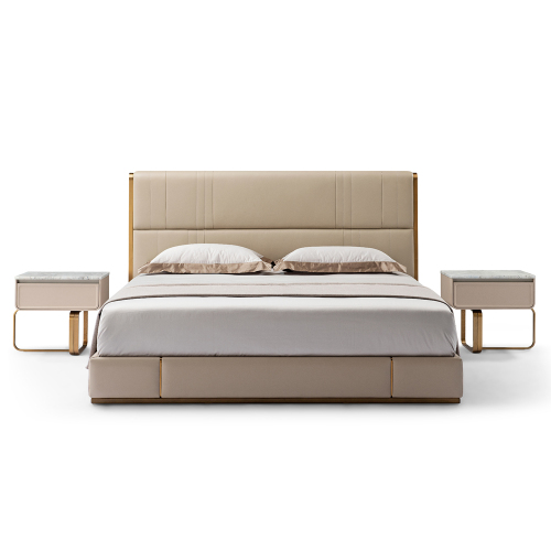 Modern Bedroom Fabric Bed Home Furniture Modern Bedroom Soft Bed