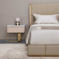 Modern bedroom fabric home furniture bedroom soft bed