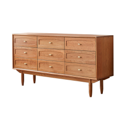 Modern wooden chest of drawers large wooden living room chest of 9 drawers