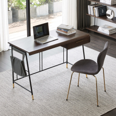 Modern desk office furniture desk book oak solid wood table