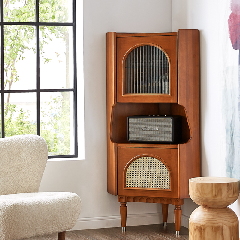 Modern Design Home Furniture Storage Solid Wood Cabinets