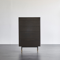 Simple Design Drawer Cabinet Modern Home Solid Wood 5 Drawer Cabinet