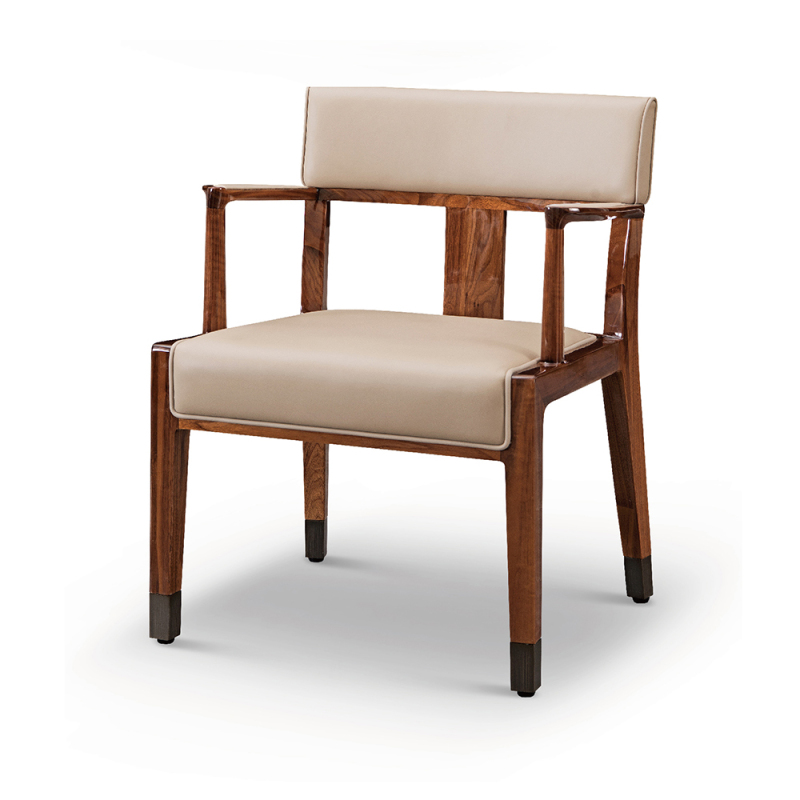 Modern design solid wood living room tea chair