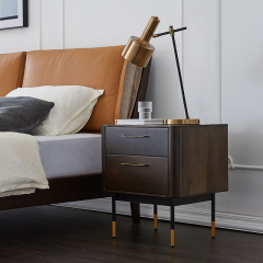 Modern Dresser Bed Bedside Table Wooden Bedroom Furniture Set Wooden