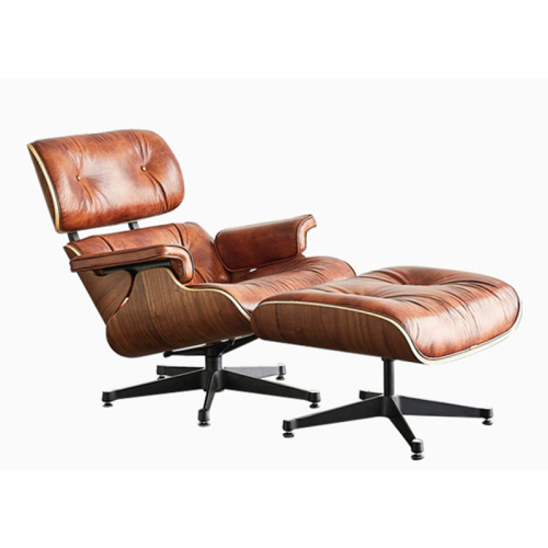 Modern Chair Living Room Design Leather Chair with Footrest
