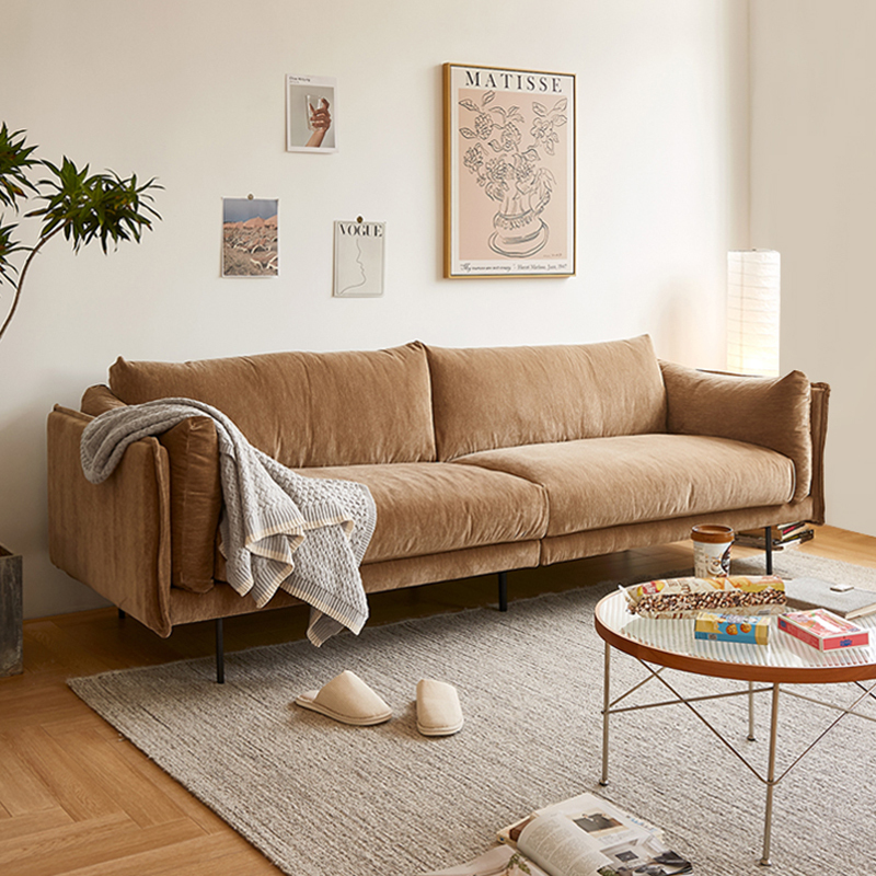 Modern Fabric Sofa - Simple Style Living Room Furniture