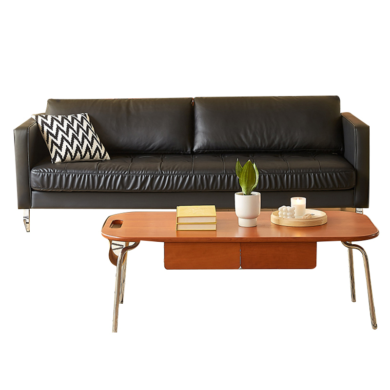Modern Black Leather Modular Sofa Modern Sofa Living Room Furniture