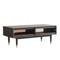 Black Modern Coffee Table Luxurious Wooden Modern Coffee Table with Drawers