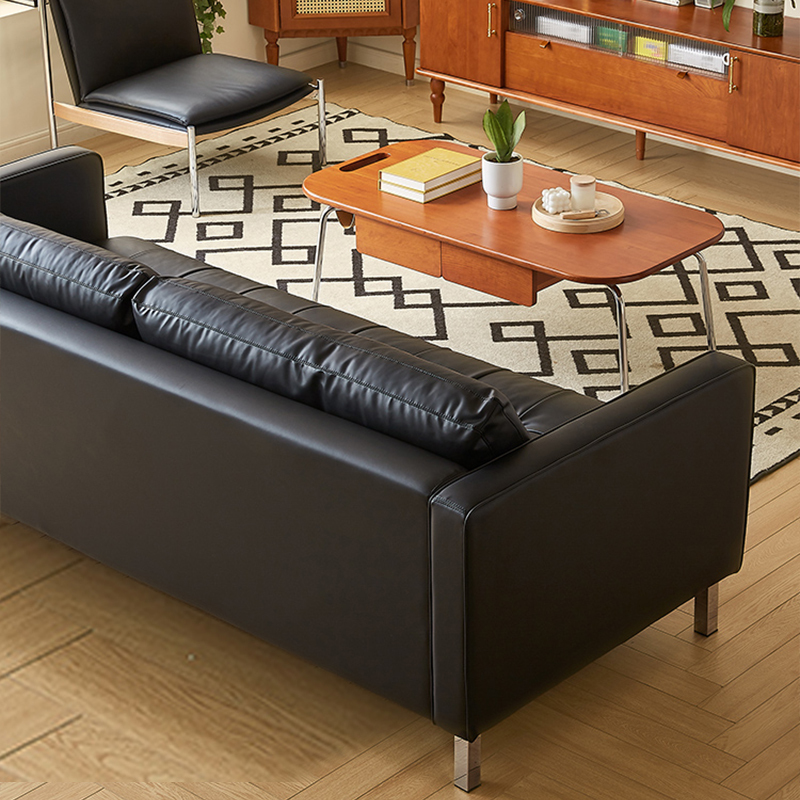 Modern Black Leather Modular Sofa Modern Sofa Living Room Furniture