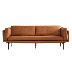 Modern Luxury Sofa Mid Century Modern Orange Sofa Living Room