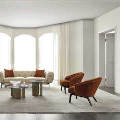 Modern lounge chair comfortable new design armchair light luxury living room