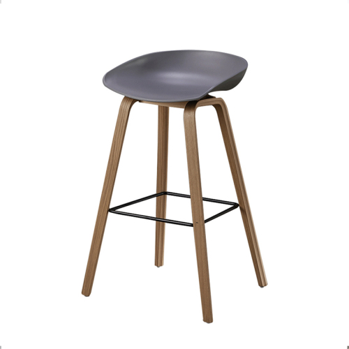 Dining Room Chair Bar Stool Luxury Modern Solid Wood Leg Bar Stool