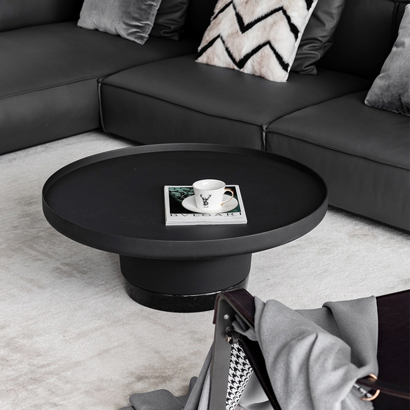 Modern Living Room Coffee Table Black Round Coffee Table Modern