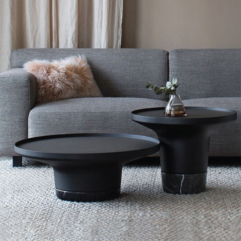 Modern Living Room Coffee Table Black Round Coffee Table Modern