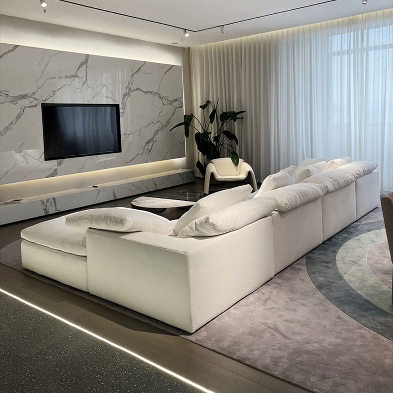 Modern Italian Style Living Room Furniture Set for Apartment Interior Design