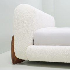 High-Quality Wabi-Sabi Lamb Fleece King Bed