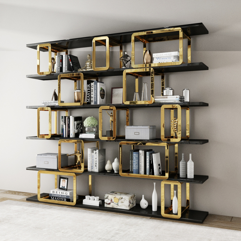 Modern and simple metal Bookcases / Cabinet
