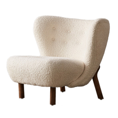 Modern White Single Sofa Chair Modern Fabric Recliner Sofa