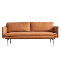 Modern Luxury Sofa Mid Century Modern Orange Sofa Living Room