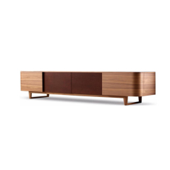 MDF decorate with leather melamine board TV Stand