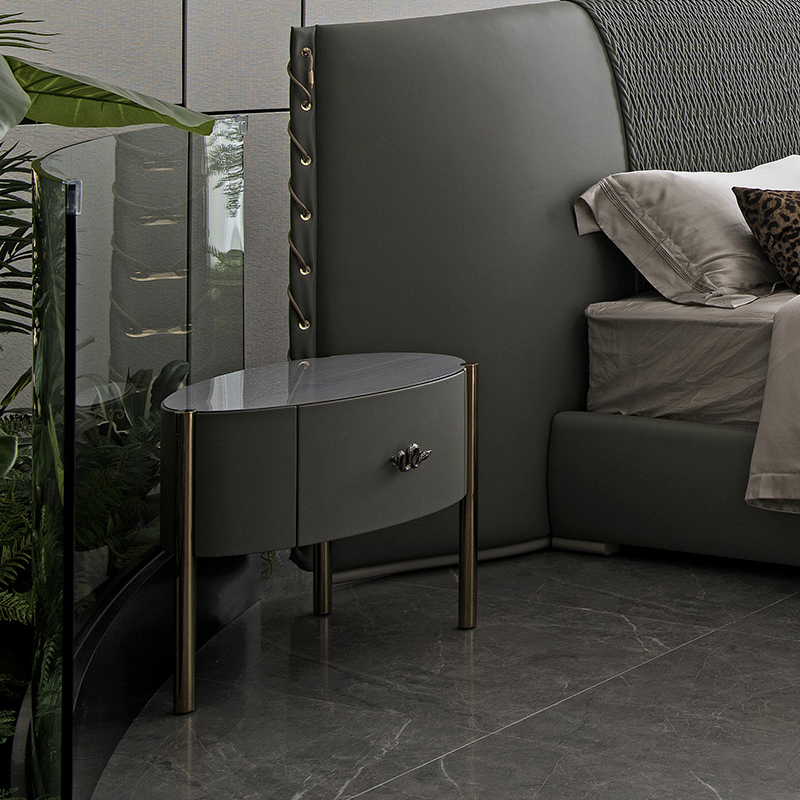 Italian minimalist bedside table bedroom bedside table