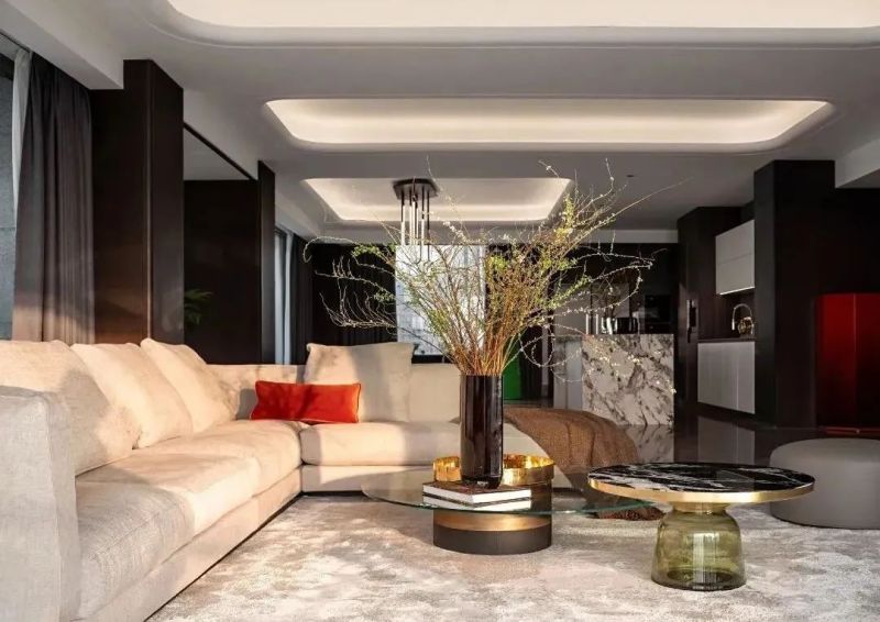 The large flat floor of 373㎡, high-end light luxury style!