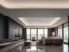 The large flat floor of 373㎡, high-end light luxury style!