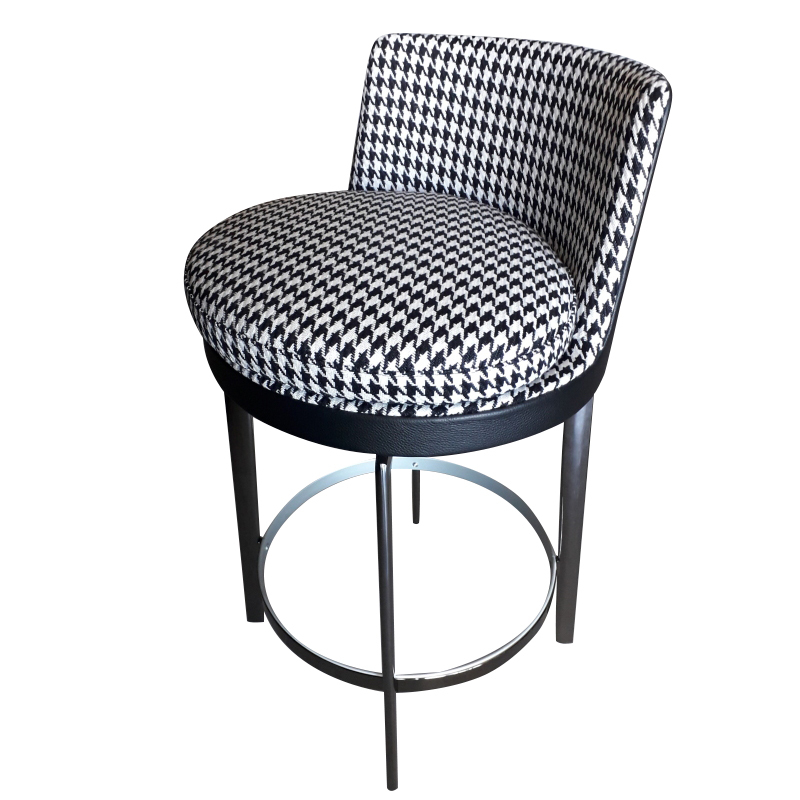 High end modern chair simple design stainless steel bar chair