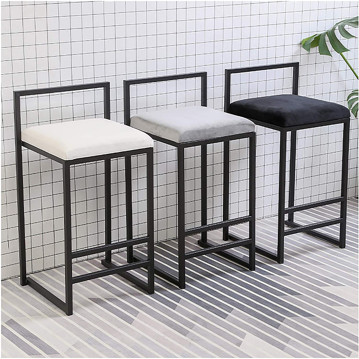 Bar chair stool high bar design restaurant backrest bar chair