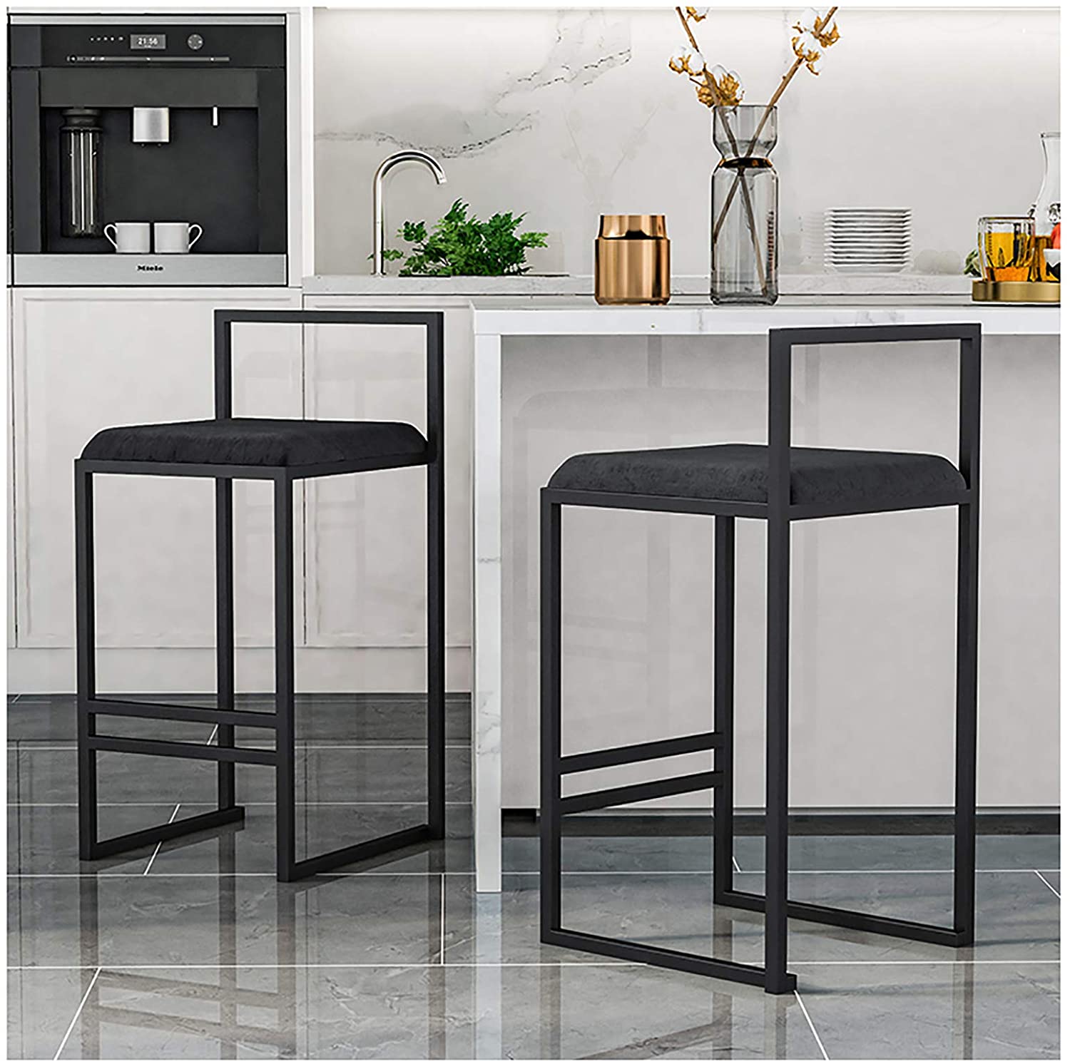 Bar chair stool high bar design restaurant backrest bar chair