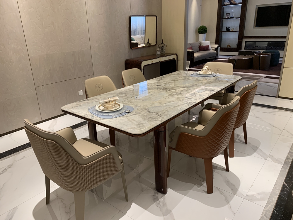 Marble Rectangular Dining Table