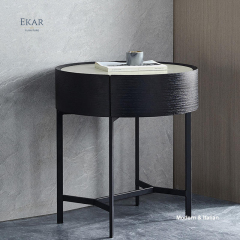 EKAR FURNITURE Marble Bedside Table