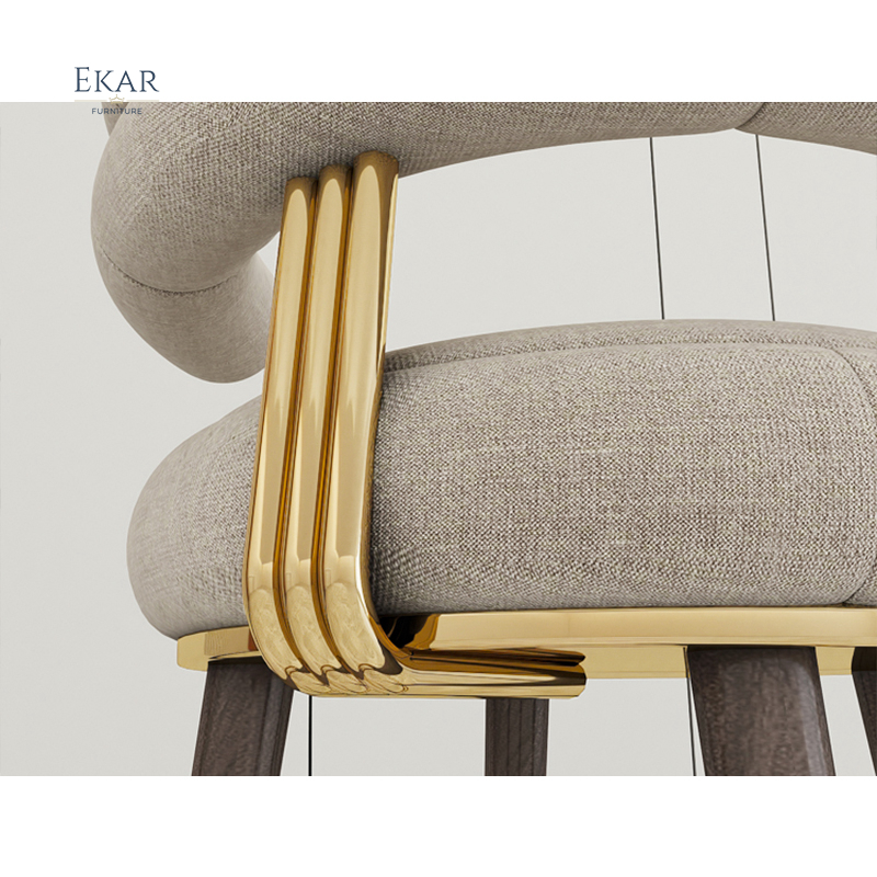 EKAR FURNITURE light luxury series fabric chair