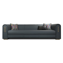 EKAR FURNITURE modern minimalist style leather sofa