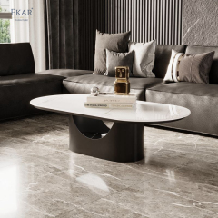 Ekar Furniture Modern Minimalist Natural Marble Coffee Table